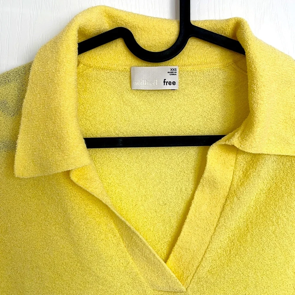 Wilfred Butter Yellow Top | XXS | Pre-loved - Picture 1 of 7